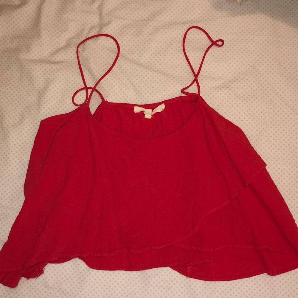 Coral crop top!